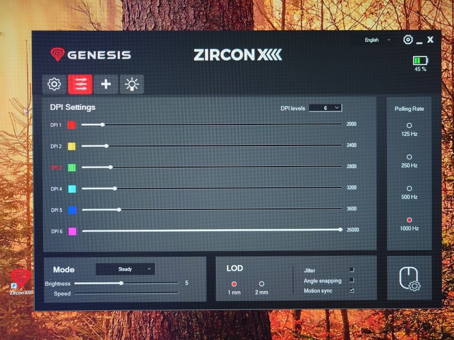 Нова ігрова миша Genesis Zircon XIII Custom Wireless RGB Black 29000dp