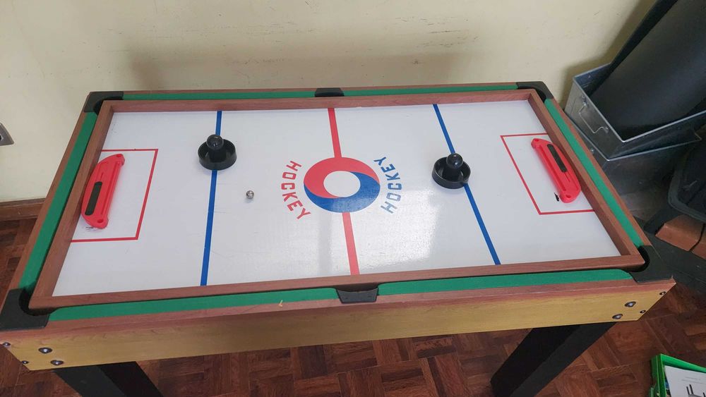 Mesa Multijogos (Matrecos, Bilhar, Ping-Pong, Hockey e mais!)