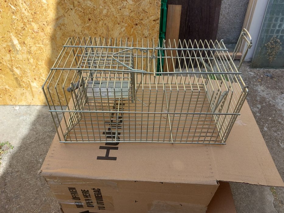 Armadilha para capturar ratos, ratazanas e outros roedores.