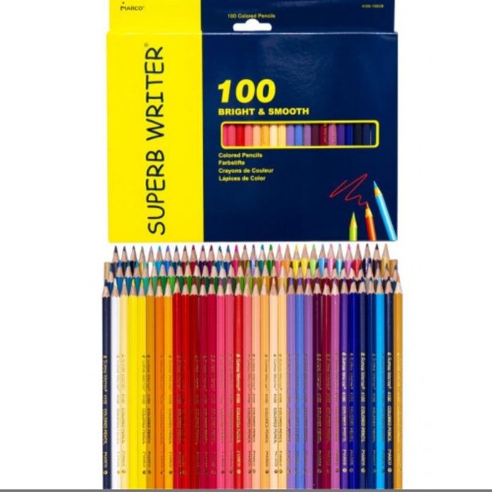 Олівці Мarco Superb Writer -100кольорів.