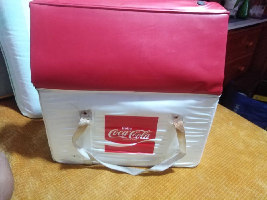 antiga mala Coca-Cola