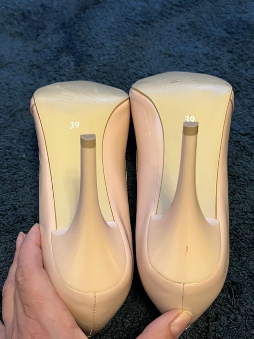 eleganckie damskie buty / NOWE / róż pudrowy roz.39