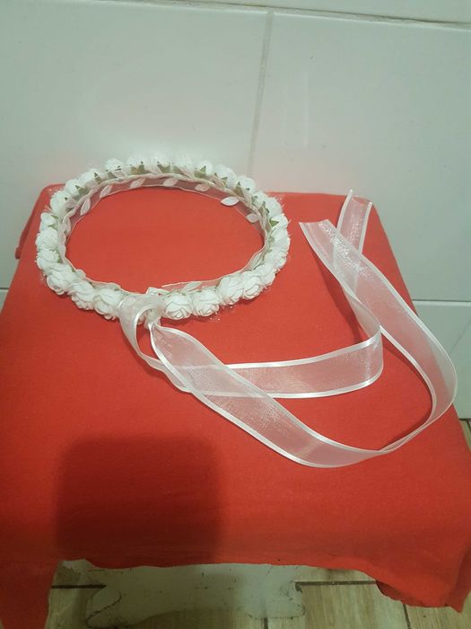 Wianek,stroik na komunię dla dziewczynki