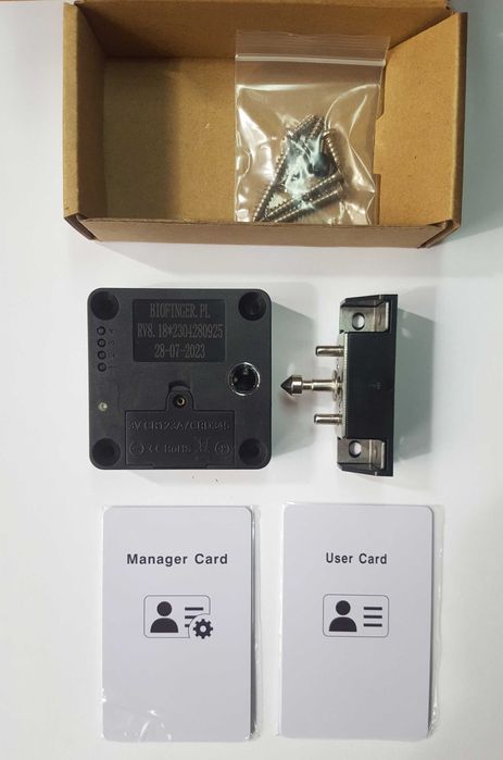 Elektroniczny Niewidoczny Zamek do Szafki na Karty RFID [BIO-S61A]
