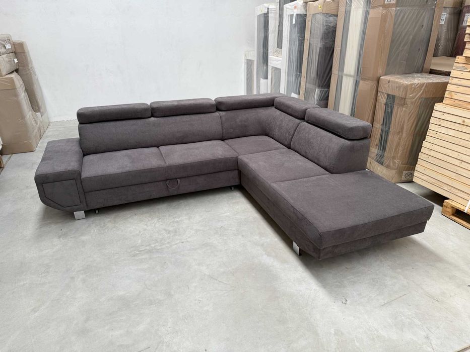 NOWY narożnik z funkcją spania + pojemnik OD RĘKI wyprzedaż -40%