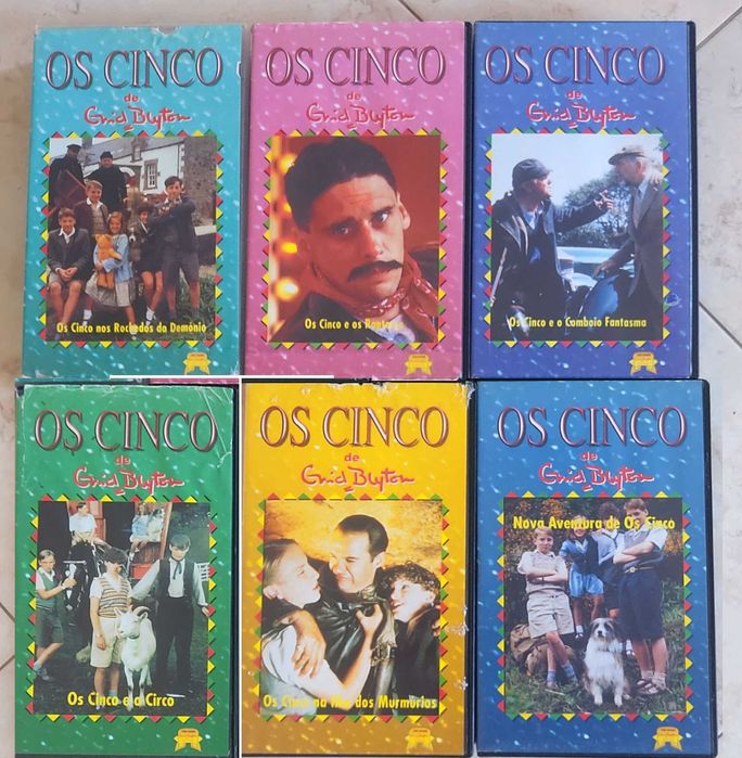 VHS Os Cinco de Enyd Blyton (Falado em Português)