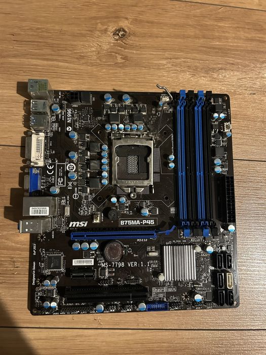 MSI B75MA-P45 Intel B75 LGA 1155 (Socket H2) micro ATX