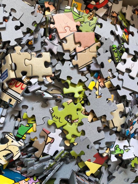 Puzzle 1000 peças, completo, como novo