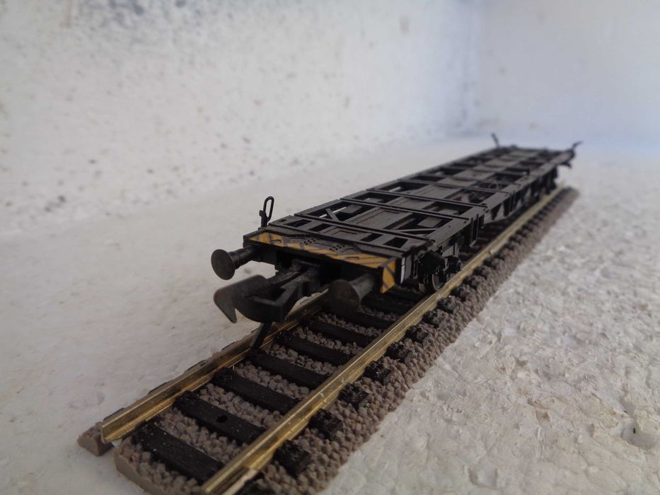 1:87 BEMO Vagão de transporte de veiculos comboio da DB