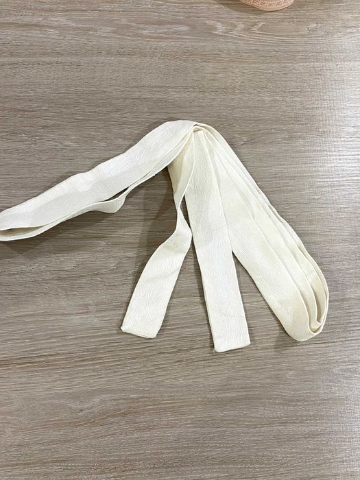 Пояс текстильний молочний