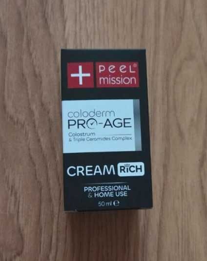 Peel Mission Coloderm Pro Age Cream Rich 50 ml Nowy krem z ceramidami i colostrum