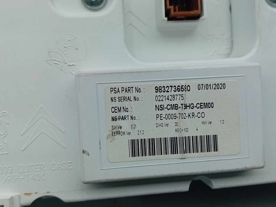 Quadrante / painel de instrumentos PEUGEOT 308 II