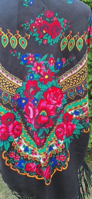 Chusta góralska wełna XL