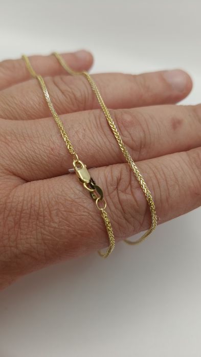 Złoty Łańcuszek Lisi Ogon 45cm Pr.585 Nowy Zapraszamy