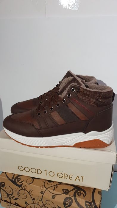 Buty nowe męskie ocieplane zimowe modne rozmiar 45 / wkładka 28.3 cm