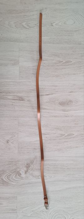 Damski wąski pasek brązowy nowy