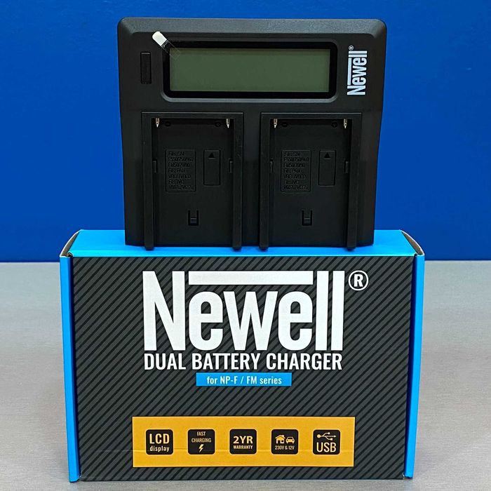 Newell Dual DC-LCD Fast Charger (Sony NP-F/FM Series) - NEW64409515717633120