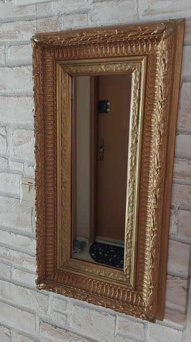 Antyczne prostokątne lustro