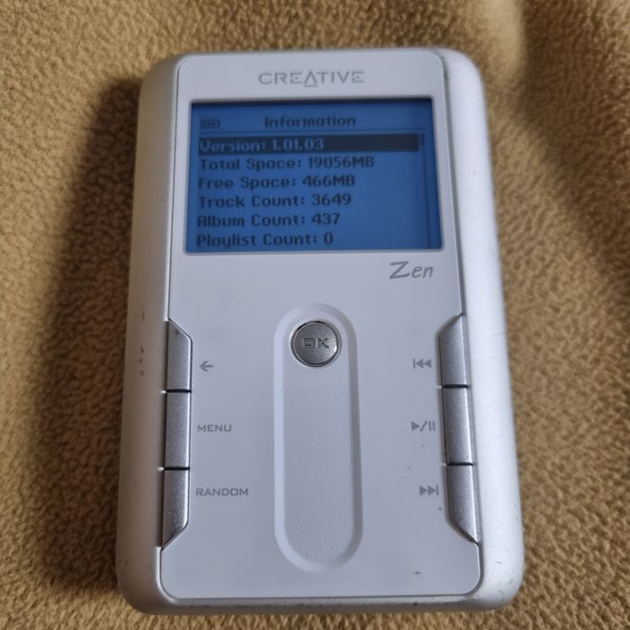 Creative Zen Touch 20gb Sprawny
