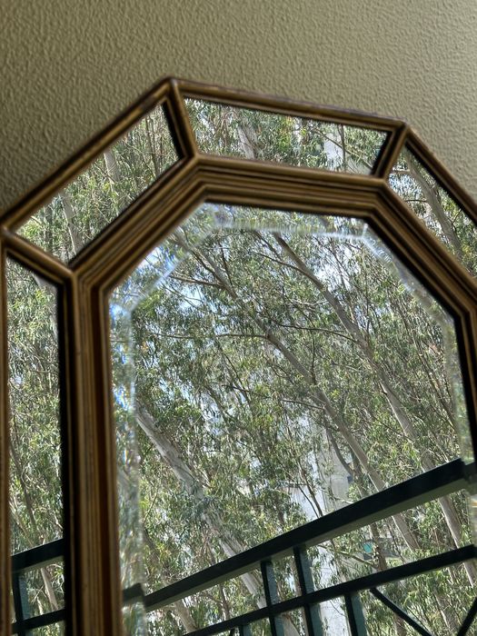 Espelho dourado vintage