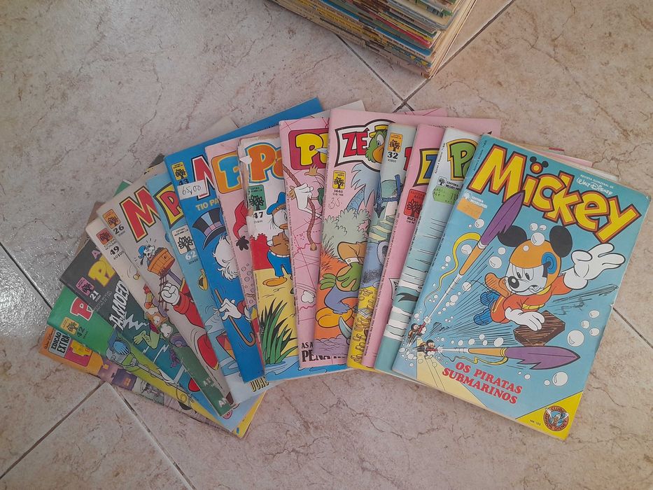 Livros banda desenhada anos 70 e 80