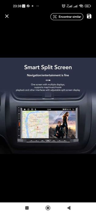 Rádio TOP 2DIN com Android e GPS
