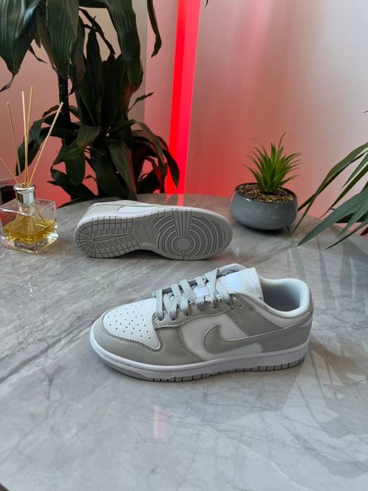 Nike SB Dunk Low White Grey, Найк Данк сірий колір