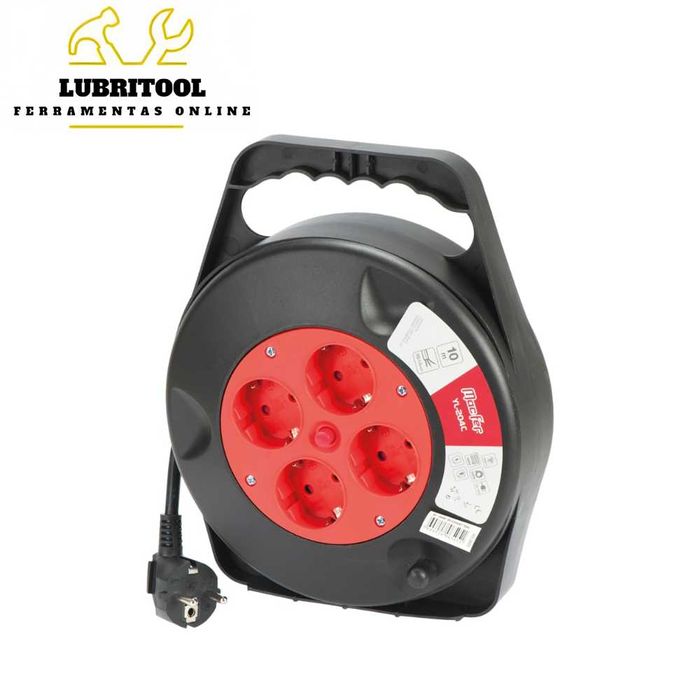Electric Extension Cord with Reel, 1.5 mm², 10 m, Model 0005.065 | NEW64284147825411120