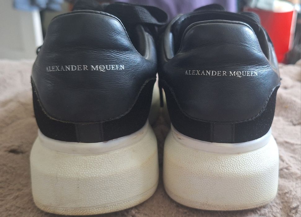 Кроссовки Alexander mcqueen велюровые