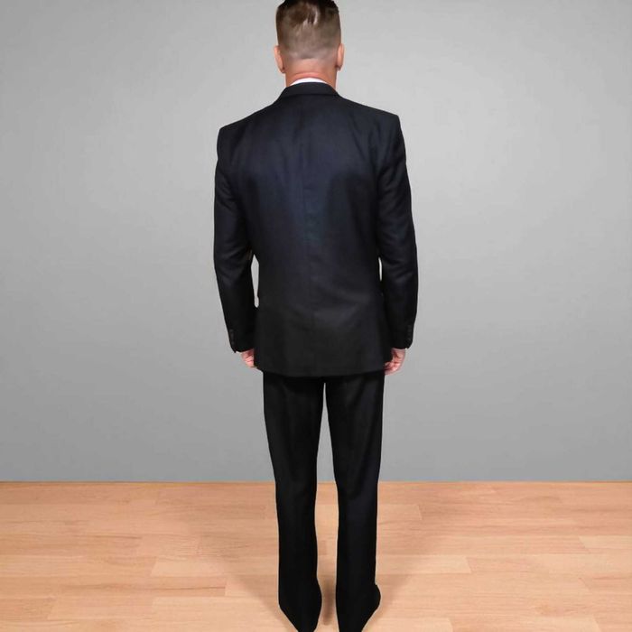 Класичний майже чорний костюм, 50-52 р.