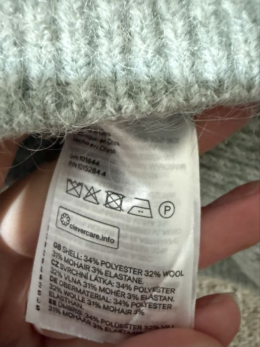 Теплий вовняний кардиган H&M