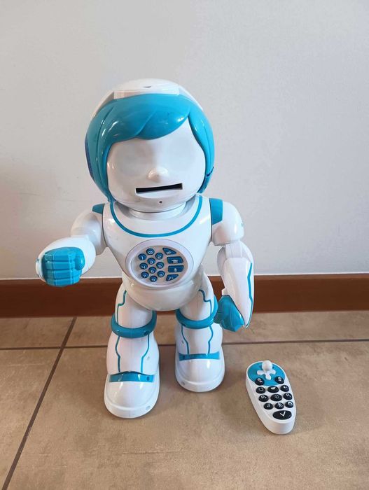 Lexibook ROB90DE Powerman Kids Robot sterowany pilotem, dwa języki