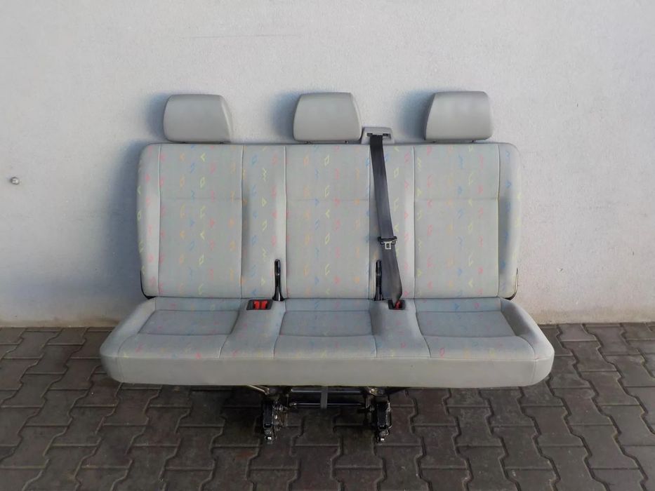 VW T5 T6 FOTEL POTRÓJNY KANAPA ŁAWKA TYŁ TYLNA INKA