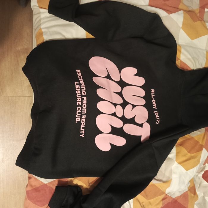 Bluza czarno - różowa