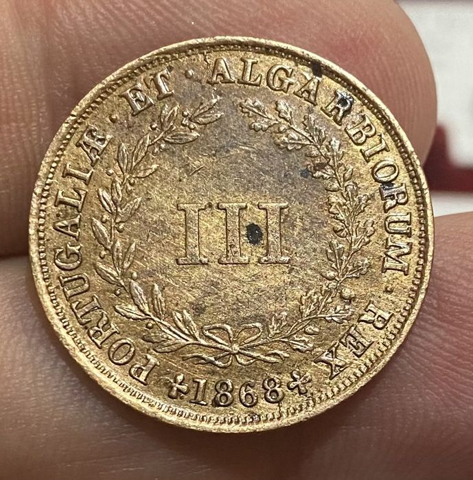 Coin III Reis D. Luis I - 1868