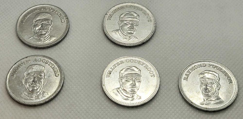 Moedas Ídolos do Ciclismo Mundial 1974 - 5 Unidades