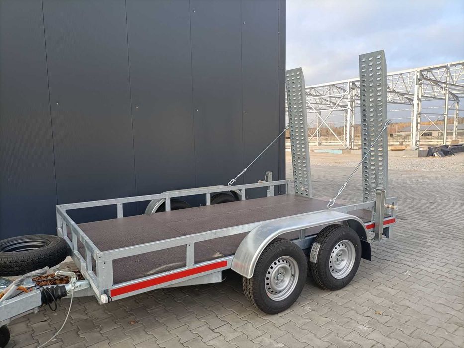 Przyczepa pod koparkę, do przewozu koparki nowa producent  3,50x1,85