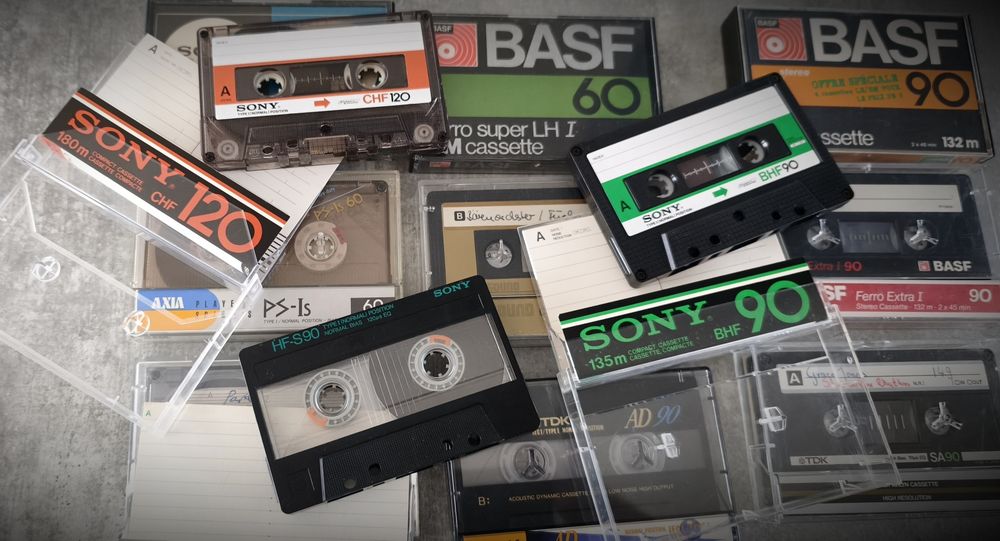 Zestaw Kaset Magnetofonowych mix firm  TDK Sony maxel basf