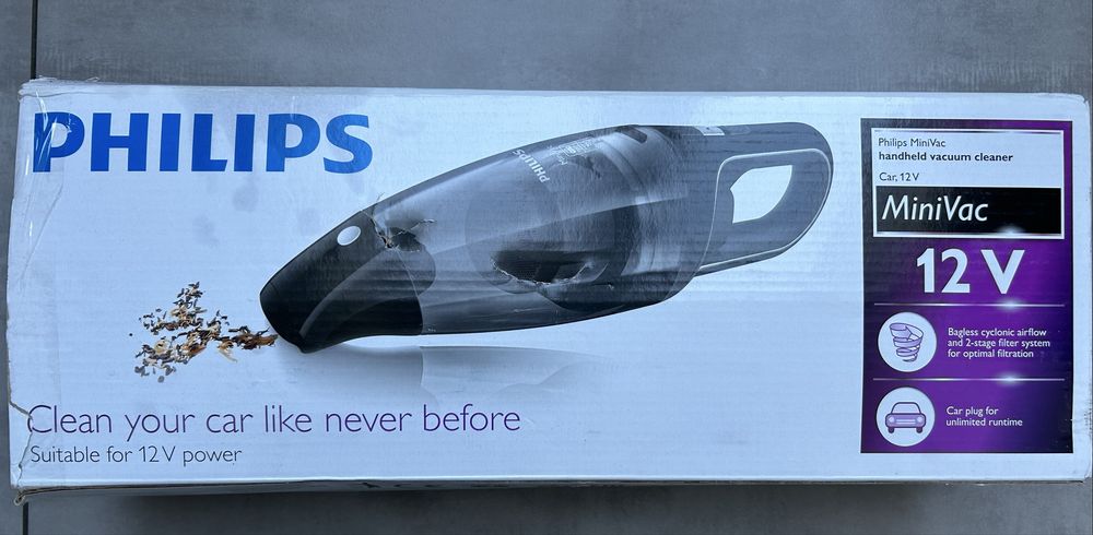 Odkurzacz samochodowy Philips MiniVac 12V stan bdb