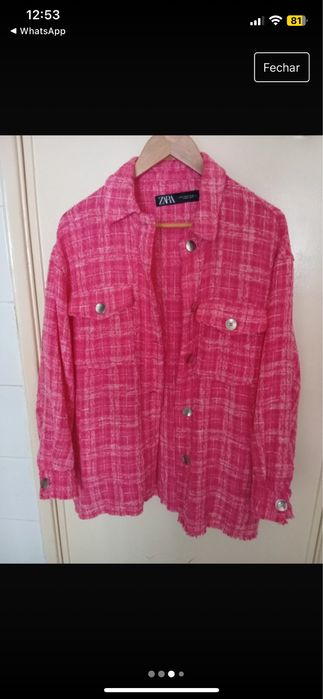 Casaco Rosa Zara