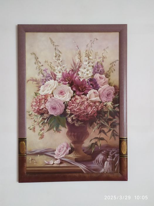 Obraz duży kwiaty lub krajobraz górski