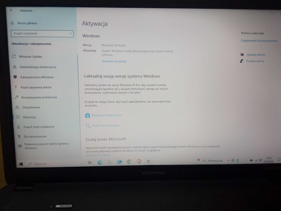 Laptop HP CQ58 320GB 8GB Win10 Bateria 2-3 godziny