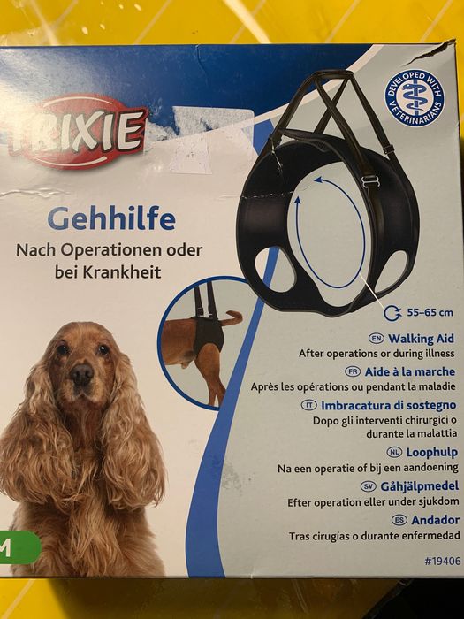 Arnês de reabilitação para cão