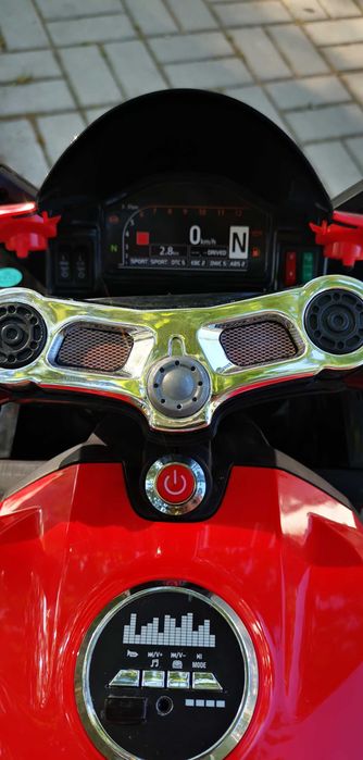 Moto Elétrica Criança 12v - Estilo Ducati