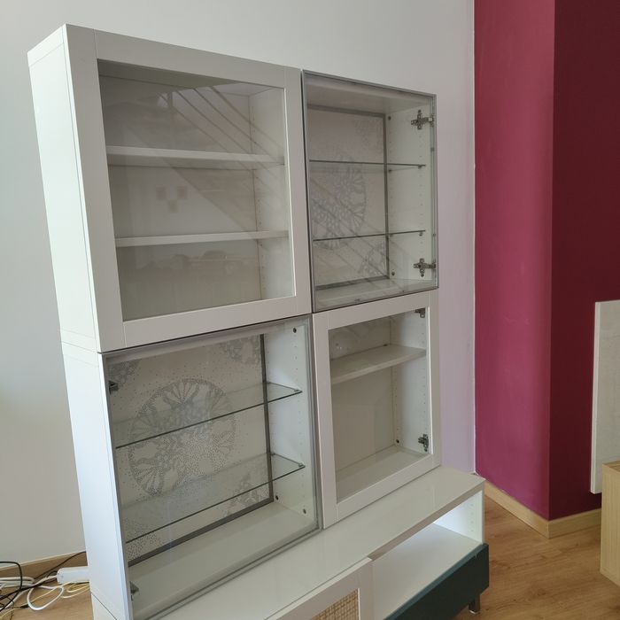 2 Módulos IKEA BËSTA brancos