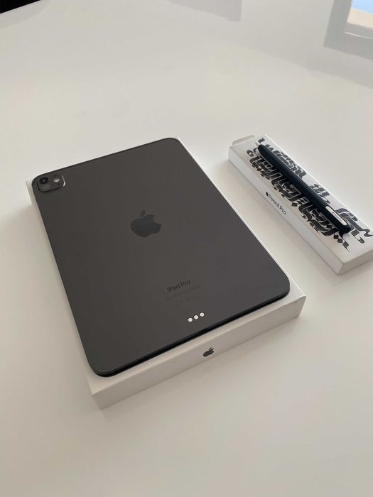 iPad Pro M4 11″ 256 GB + Apple Pencil Pro + Capas | 100% Bateria