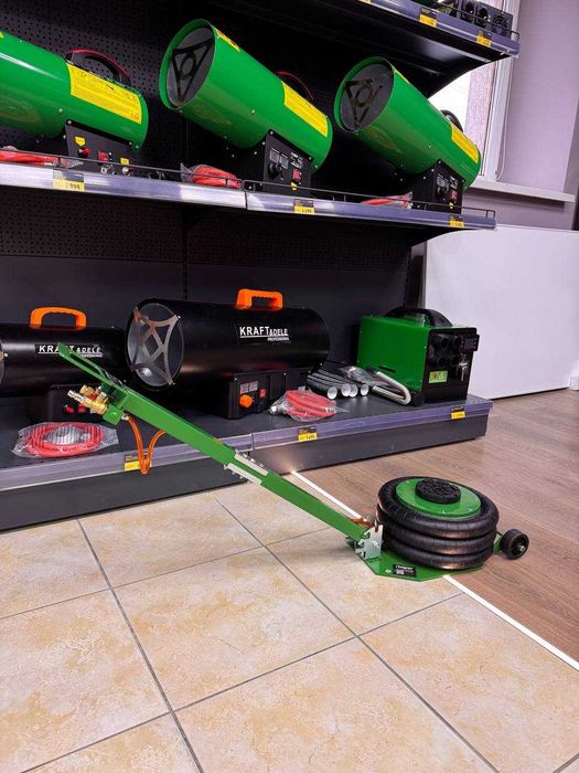 Домкрат підкатний пневматичний 3.5 т Helper пневмодомкрат подушка