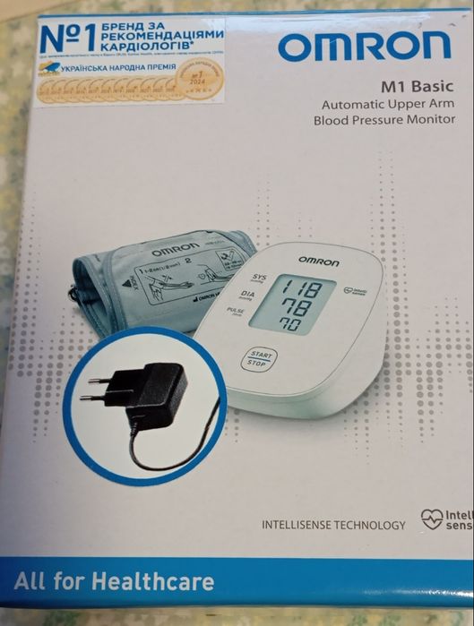 Тонометр автоматичний на плече. + Адаптер змінного струму .