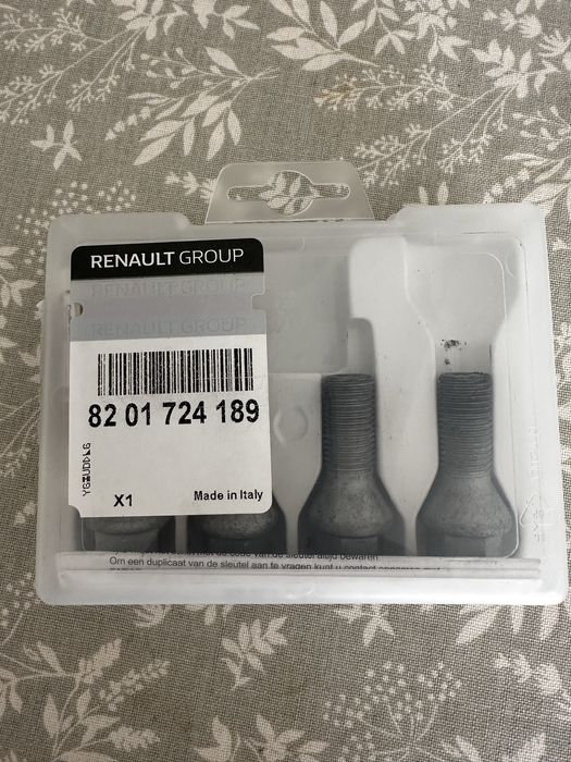 Porcas/Parafusos Originais Renault Anti-Roubo