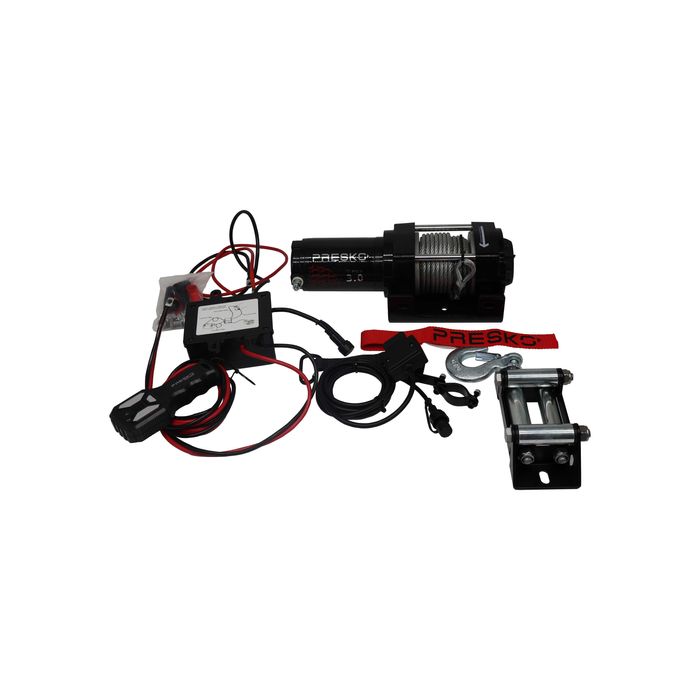 WYCIĄGARKA Elekt. T-REX 3.0 12V 1360KG Quad Pług ATV LINA STALOWA [4707]